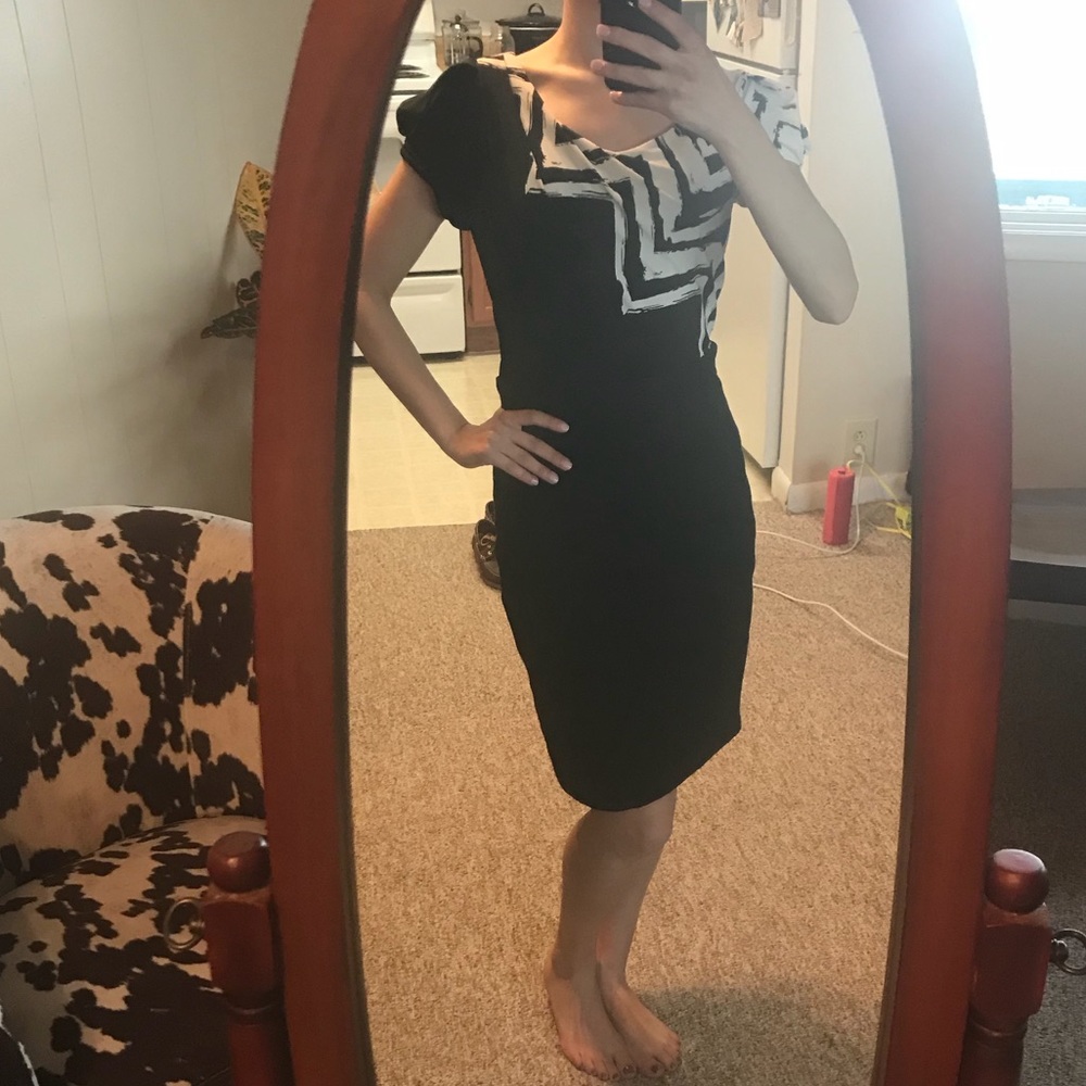 Max&Cleo Black & White Dress